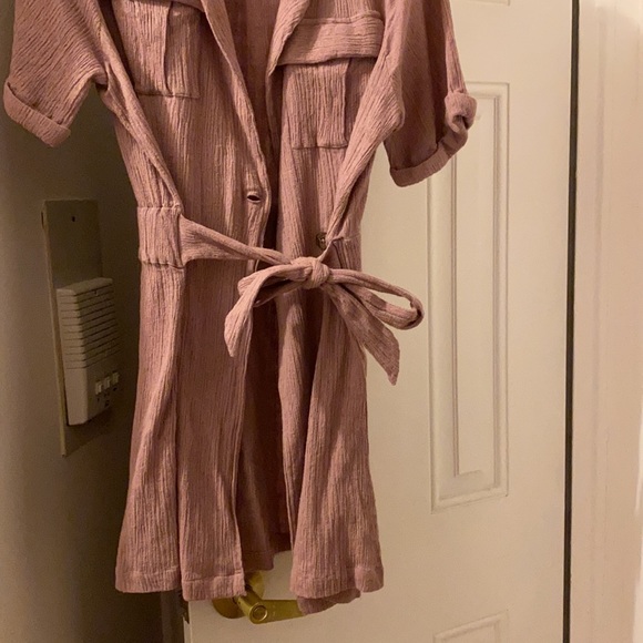 Purple belted cardigan dress - Picture 3 of 3